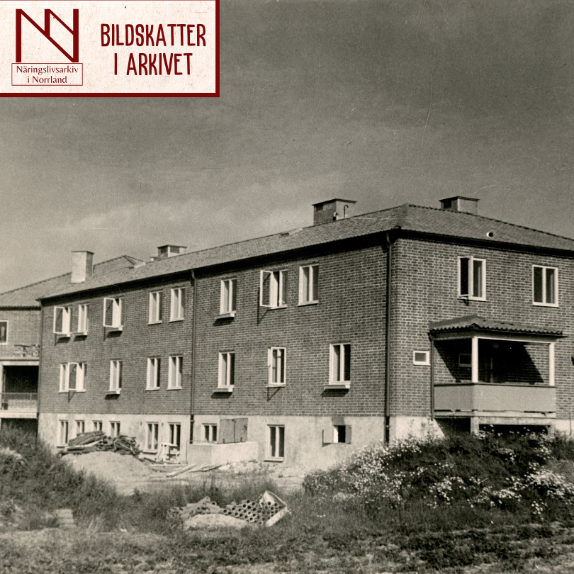 På bilden syns ett ålderdomshem i Stigsjö i Härnösand taget 1949